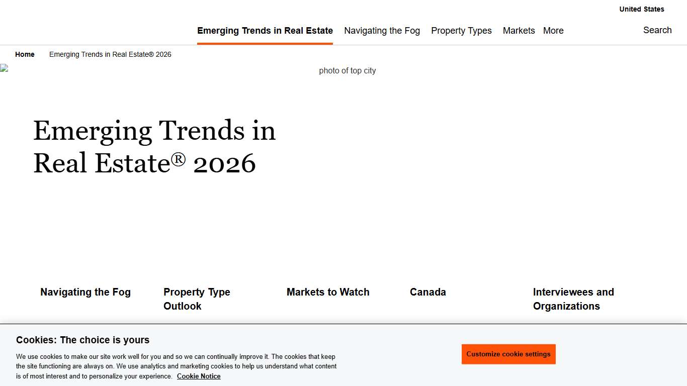 Emerging Trends in Real Estate® 2026: PwC